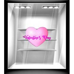 Αυτοκόλλητο βιτρίνας - Αγίος Βαλεντίνος 57